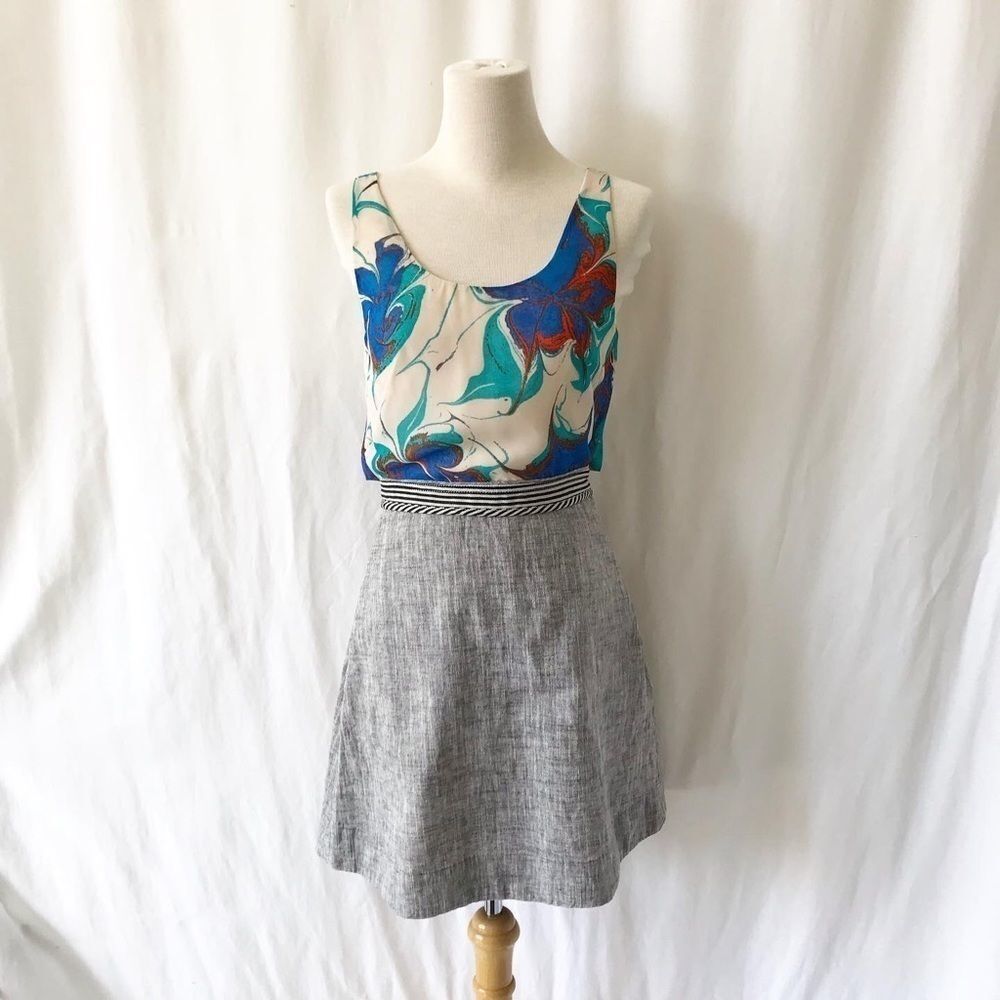 Rachel Roy floral peep back  dress Size 0